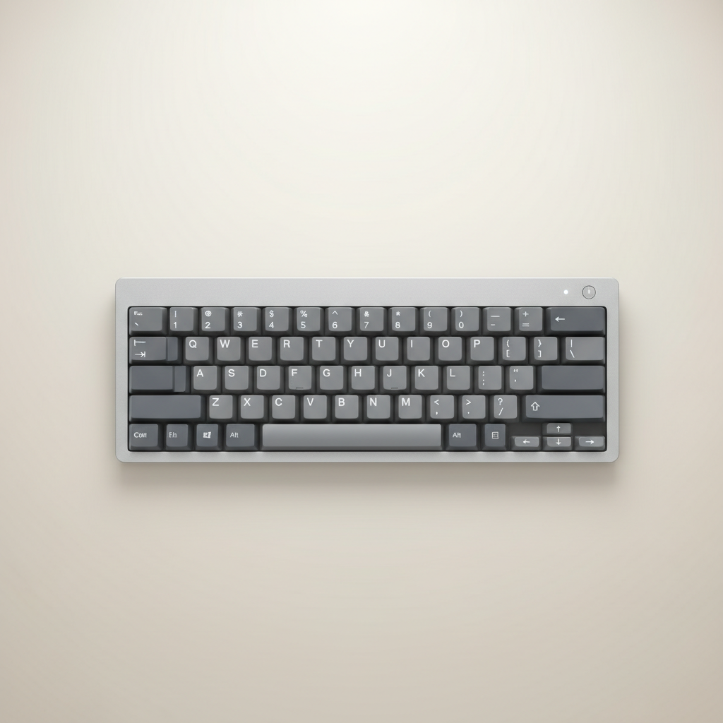Illustration einer kompakten Tastatur