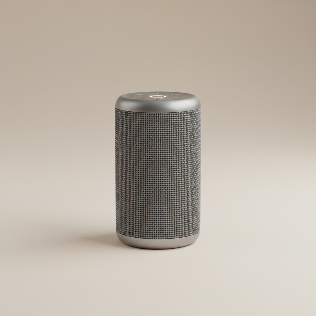 Illustration eines tragbaren Bluetooth-Lautsprechers