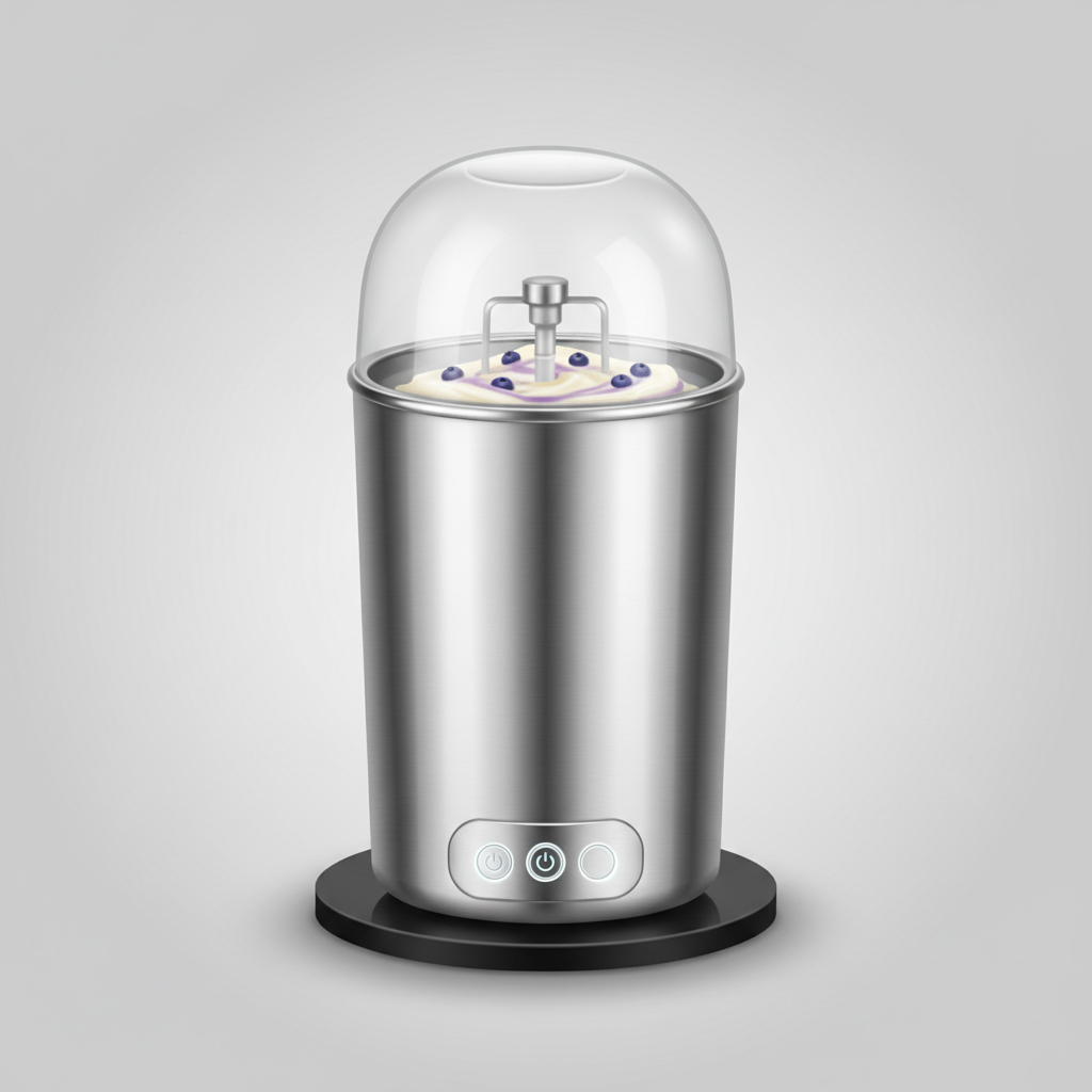 Illustration of a frozen dessert maker