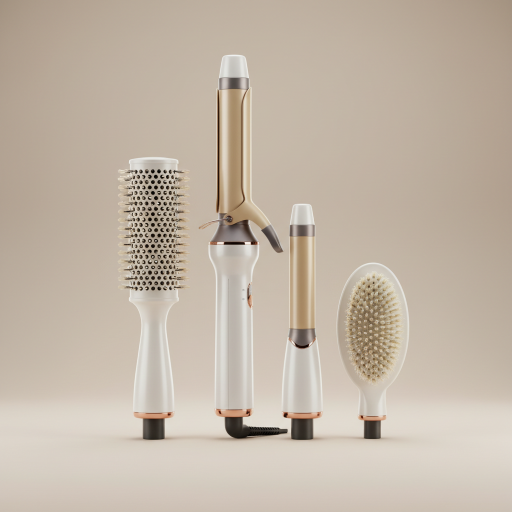 Illustrative image of a premium hair styler
